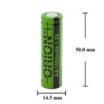 Orion 1.2V Ni-Mh AA 1800 mAh Şarj Edilebilir Kalem Pil - Görsel 4