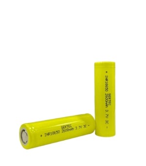 Sertec 3.7V 2600 mAh 3C 18650 Lion Pil