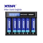Xtar MC6C 6’lı Li-İon Pil USB Şarj Cihazı - Görsel 4