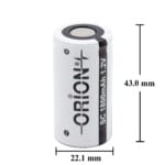 Orion 1.2V Ni-Cd SC 1800mAh Şarj Edilebilir Pil - Görsel 3