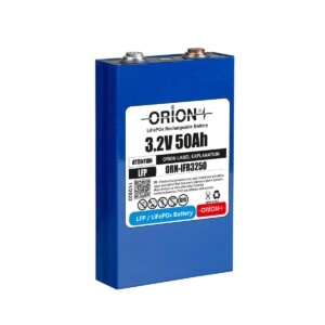 Orion LiFePO4 3.2V 50Ah Prizmatik Pil
