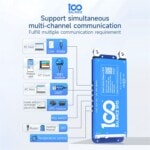 Daly Aktif Balans BMS - 100 Balans BMS 8-24S 100A Smart Bluetooth Wi-Fi LifePO4